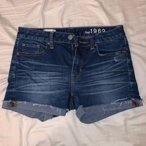 gap jean shorts